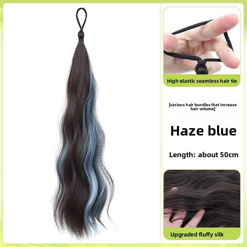 Colorful Hand-Woven Synthetic Hair Ponytail Bundles for Volume & Styling - Price Value Store