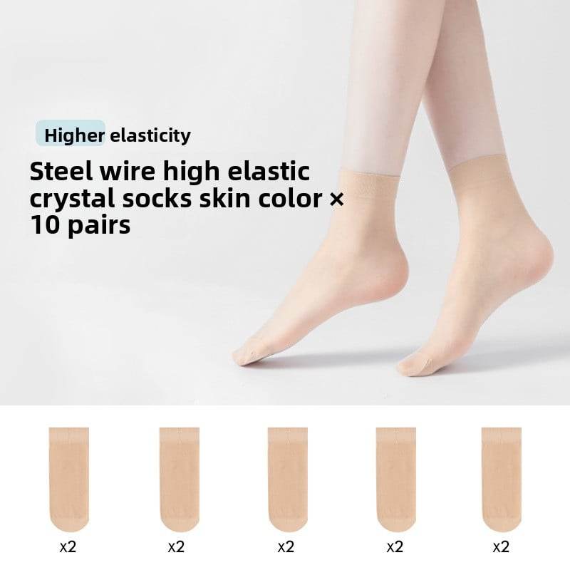 Women's Summer Anti-Snag Invisible Short Stockings - Price Value Store