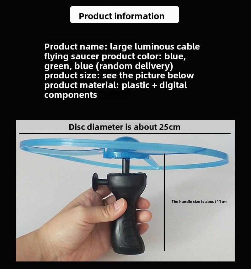 Pull-String Flying Saucer Toy