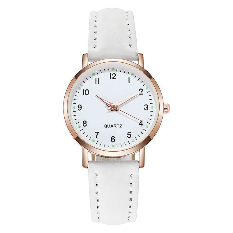 Ladies' quartz watch with brushed leather - Price Value Store