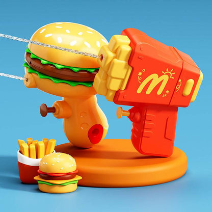 Hamburgers, fries, toy water gun - Price Value Store