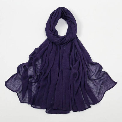 Solid-color simple headscarf - Price Value Store