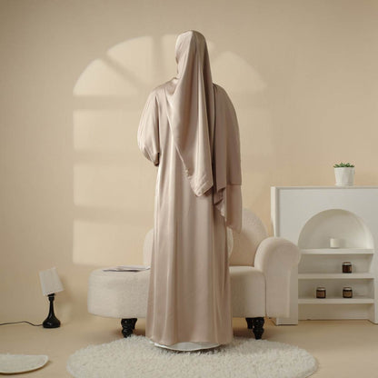 Skirt cuff with diamond abaya women's robe - Price Value Store