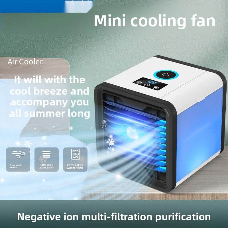 Household mini air conditioner, cooling and moisture-retaining air cooler - Price Value Store