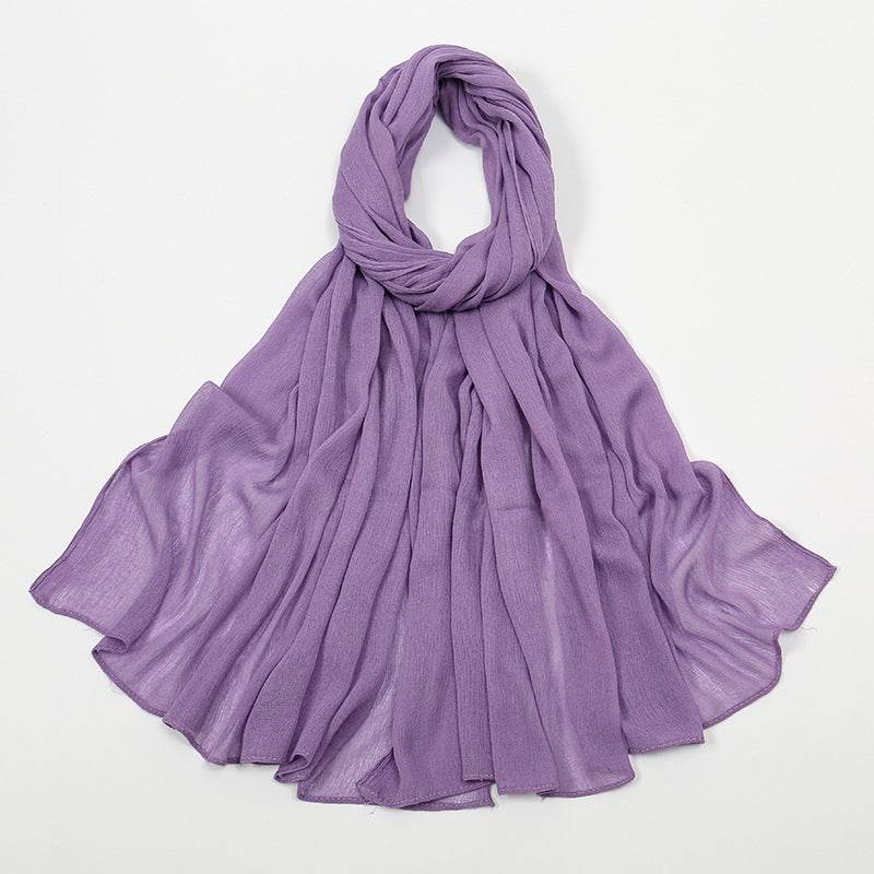 Solid-color simple headscarf - Price Value Store