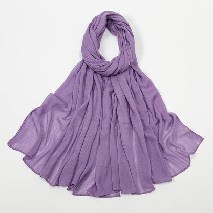 Solid-color simple headscarf - Price Value Store