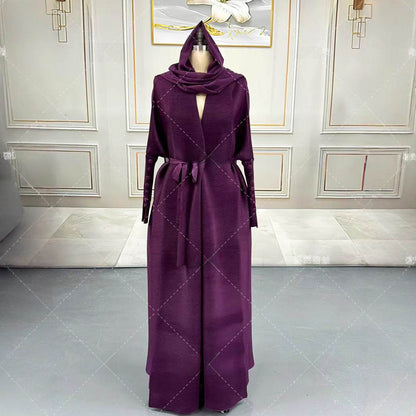 Pleated long-sleeved coat - Price Value Store