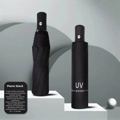The fully automatic umbrella is suitable for both sunny and rainy days - Price Value Store
