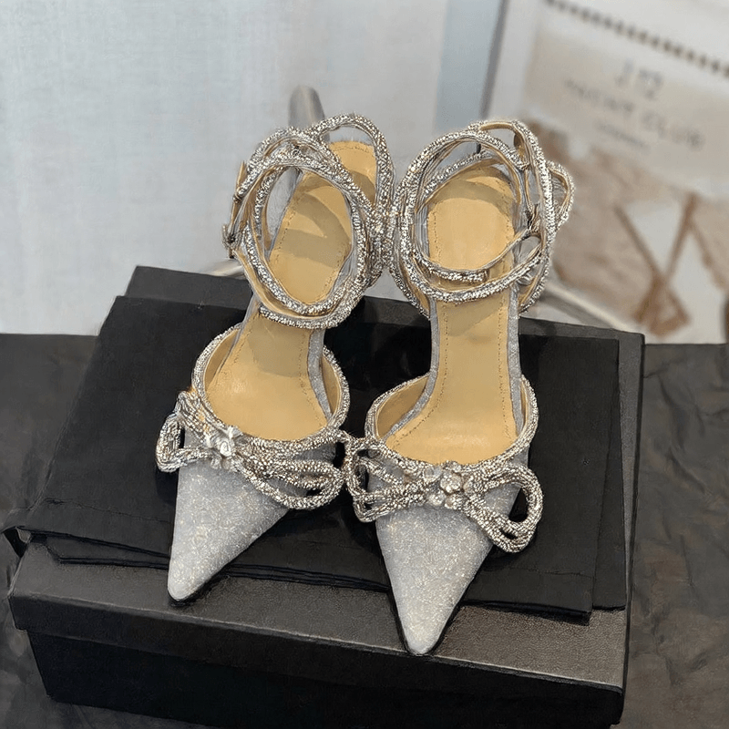 Baotou High Heel Pointed Toe Sandals - Price Value Store