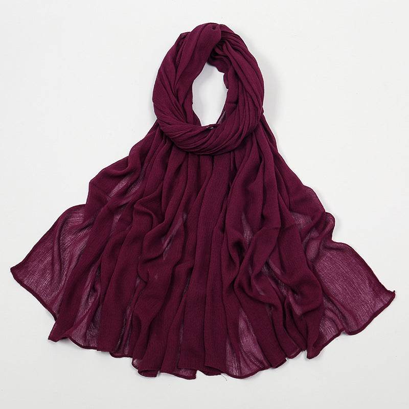 Solid-color simple headscarf - Price Value Store