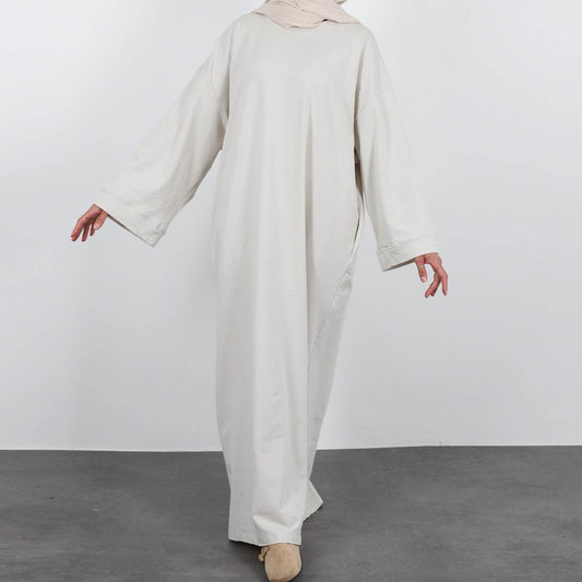 Solid-color hoodie dress - Price Value Store