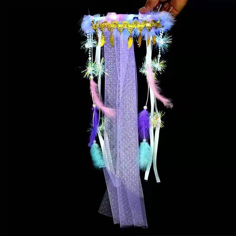LED Light-Up Wedding Veil with Hair Clip for Women and Kids - Price Value Store