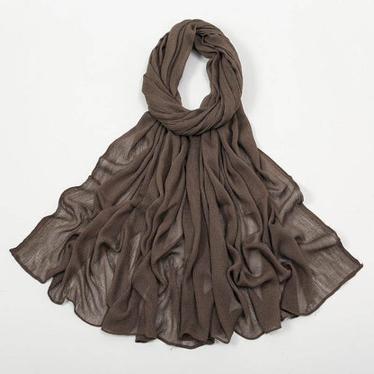 Solid-color simple headscarf - Price Value Store