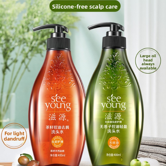 Ziyuan 400ml Soapberry Tea Seed Silicone-Free Shampoo