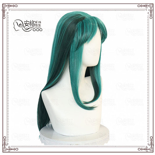 Green Long cosplay Wig