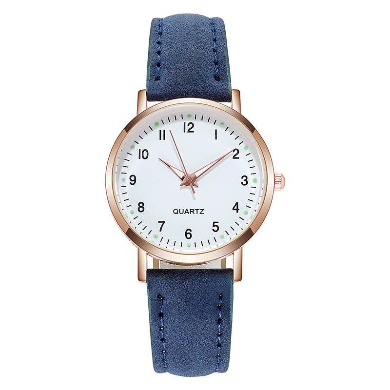 Ladies' quartz watch with brushed leather - Price Value Store