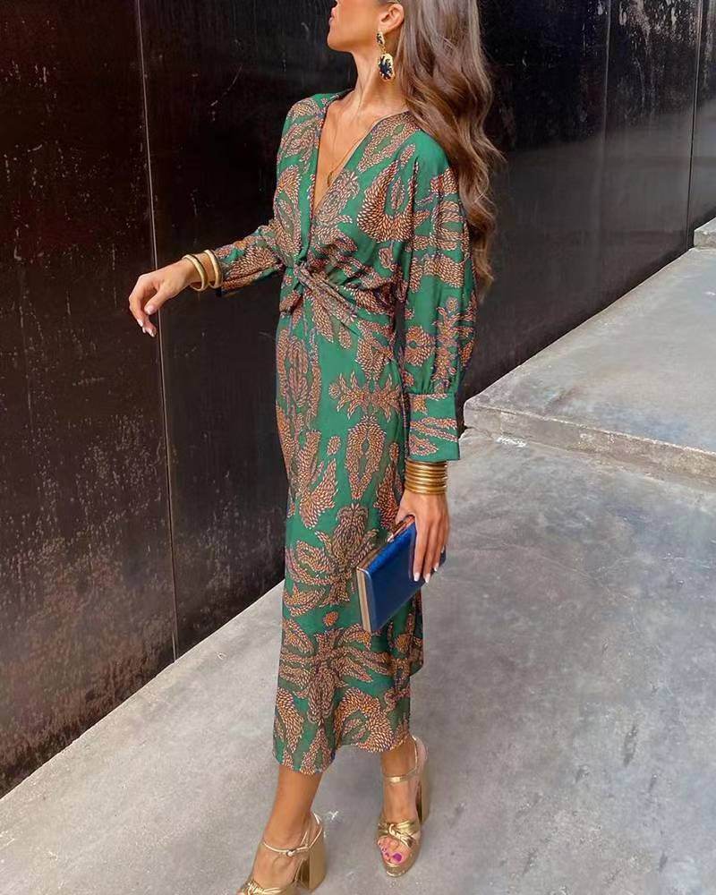 Printed Women's Dress - Price Value Store