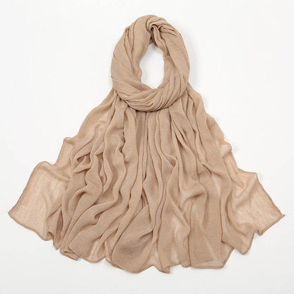 Solid-color simple headscarf - Price Value Store