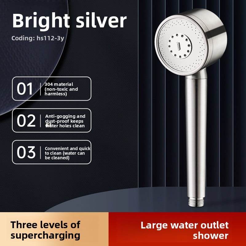Stainless steel high-pressure shower head - Price Value Store