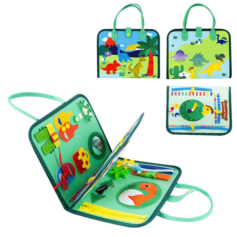 Montessori Felt Busy Board for Kids - Early Educational DIY Activity Toy - Price Value Store