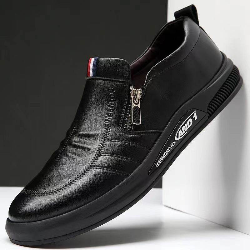 Men's leather white sneakers - Price Value Store