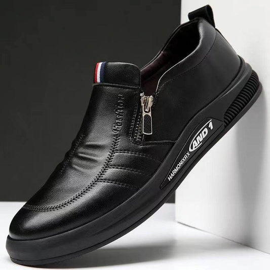 Men's leather white sneakers - Price Value Store