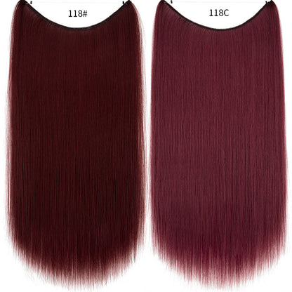 Seamless Straight Synthetic Hair Patch
