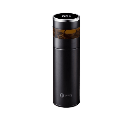 Smart Temperature Display Vacuum Insulated Cup with Tea Strainer - Price Value Store