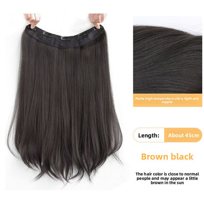 One-Piece Wig, Long Straight Hair