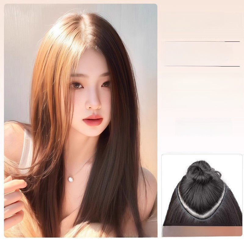 A one-piece wig for women