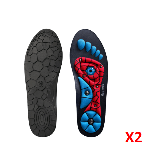 Transparent Magnetic Insole Men's Breathable Insole Running Sports Shock Absorbing Massage Insole Women's Tailable Magnetic Therapy Insole - Price Value Store