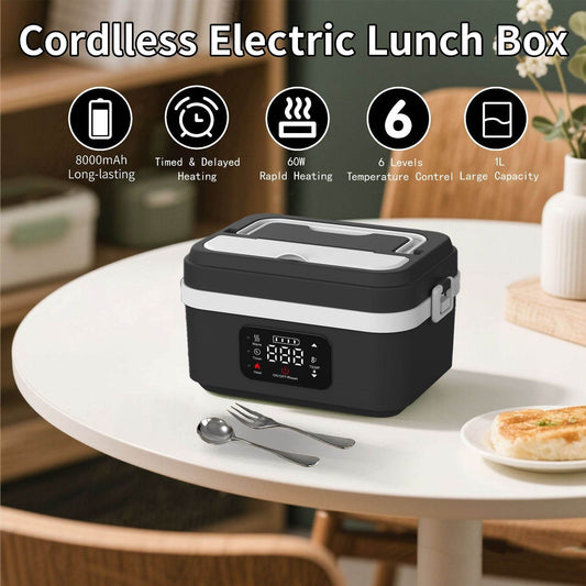 USB Charging Insulation Lunch Box with Wireless Heating - Price Value Store