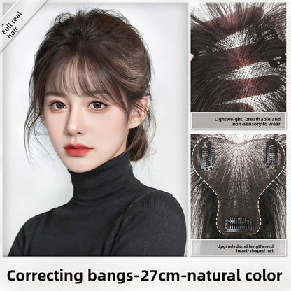 Fetal Hair Eight-character Bangs Wig