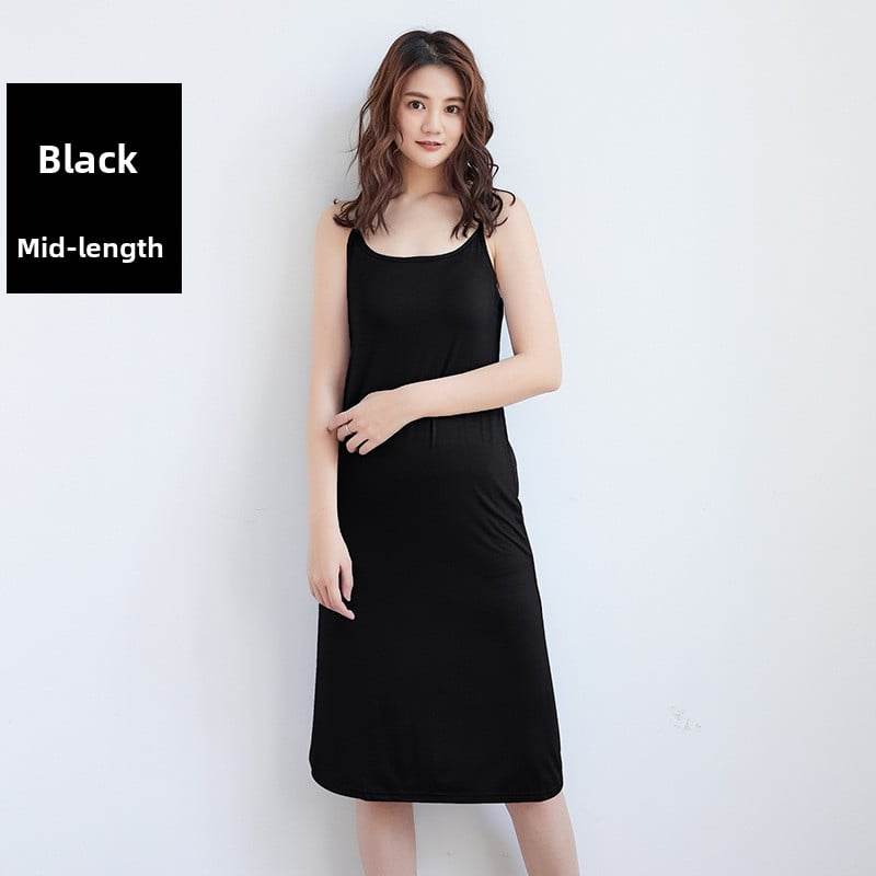 Sleeveless Slip Dress - Loose Fit Casual Inner Skirt - Price Value Store