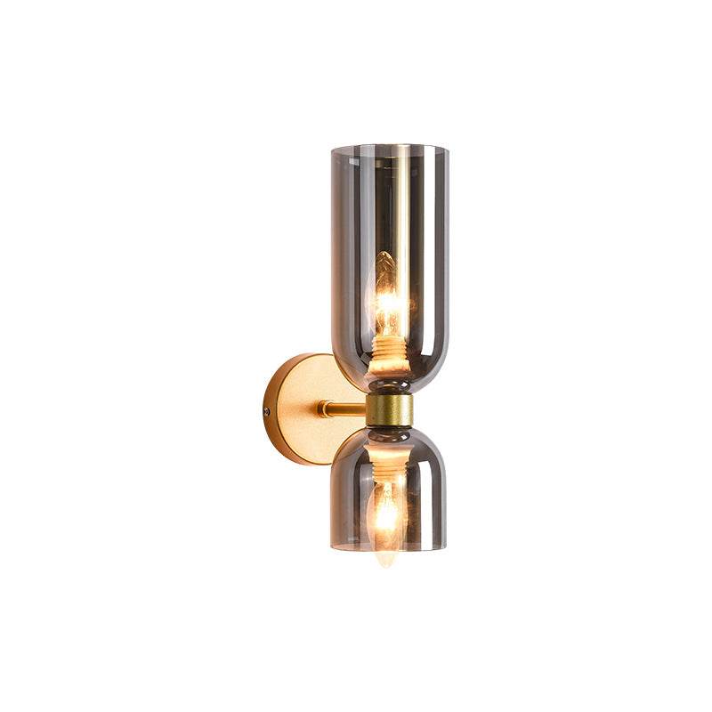 Nordic post-modern wall lamp retro wall lamp up and down lighting bedside lamp bed and breakfast hotel personalized wall lamp - Price Value Store