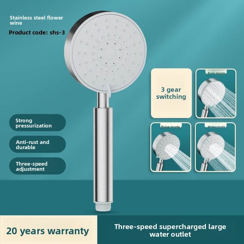 Stainless steel high-pressure shower head - Price Value Store