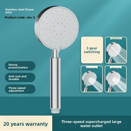 Stainless steel high-pressure shower head - Price Value Store