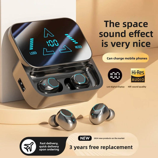 Bluetooth headphones with wireless noise cancellation and high sound quality - Price Value Store
