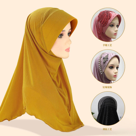 Solid-colored women's headscarf - Price Value Store