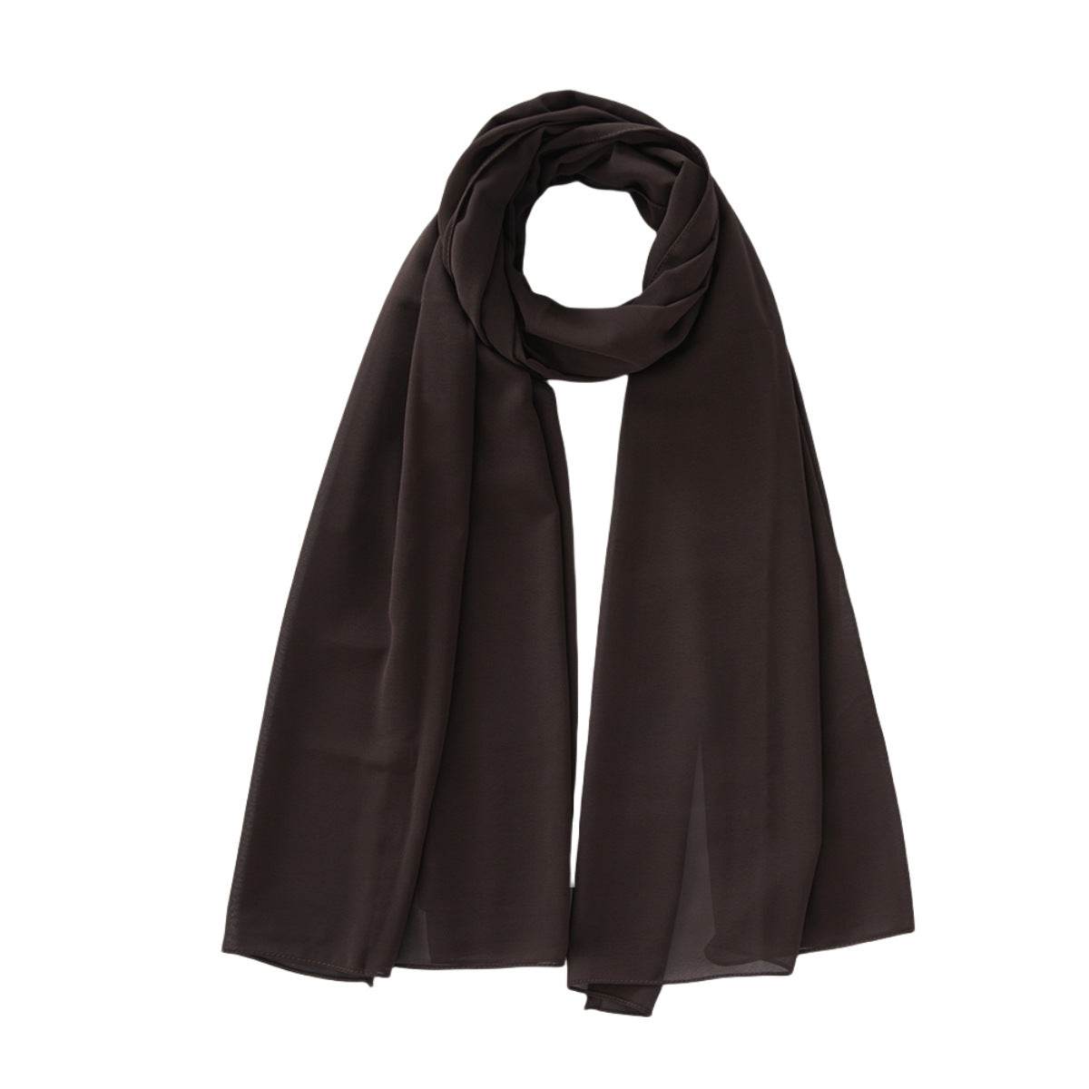 Monochrome Pearl Chiffon Bubble Scarf - Price Value Store