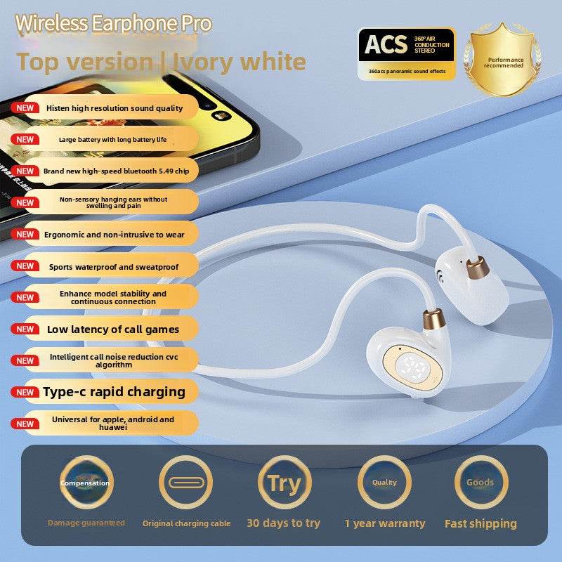 Wireless Bone Conduction Bluetooth Headset - Price Value Store
