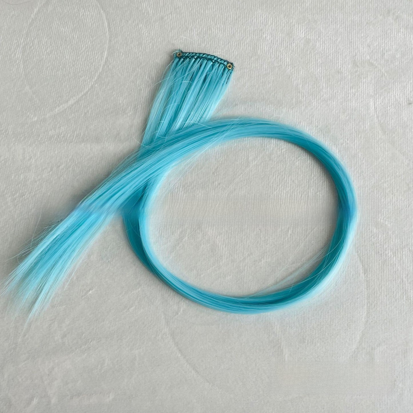 Highlight dyed wig pieces for women's long straight hair