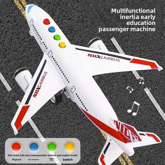 Children's Simulation Aircraft Toy with Light and Music - Price Value Store