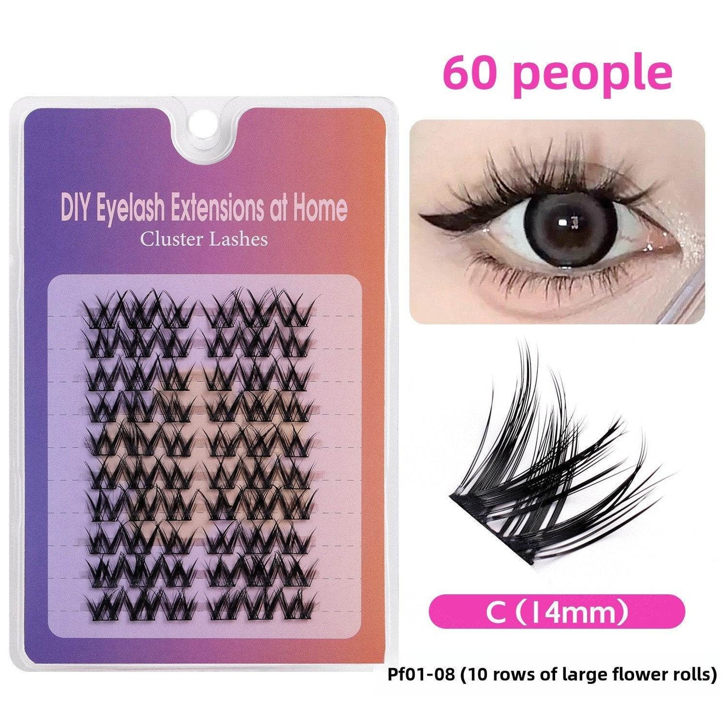 Natural Black Stem False Eyelashes - Price Value Store