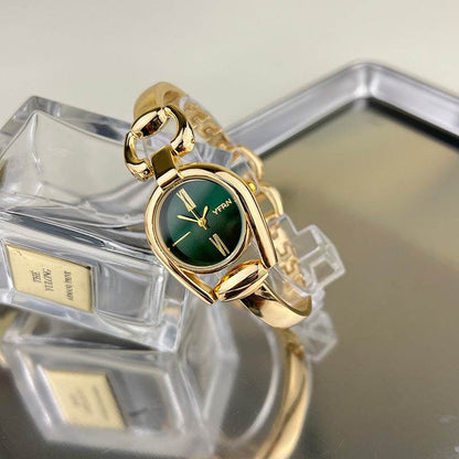 Vintage Button Bracelet Watch Fashion Quartz Women's Wristwatch. - Price Value Store