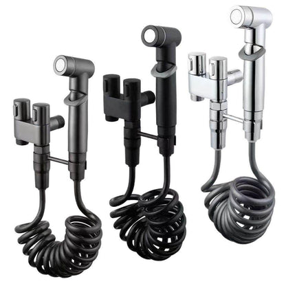 One in and two out toilet flushing spray gun faucet - Price Value Store