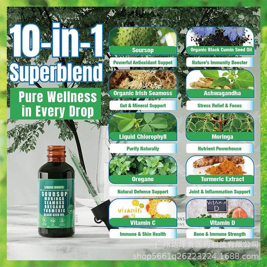Soursop dropsd liver cleansing support sleep support tincture supplement - Price Value Store