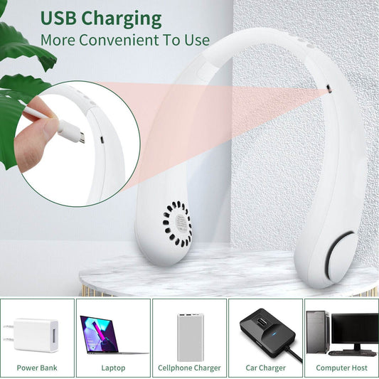 Creative Mute Outdoor Portable Bladeless Fan Tide - Price Value Store