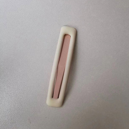 Matte Push-Type Long Hair Clips