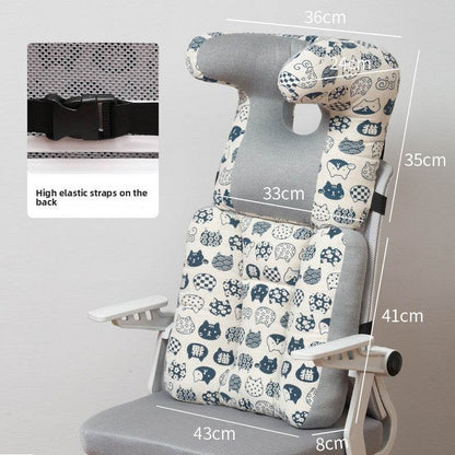 Ergonomic Office Sleeping Pillow for Neck and Back Support, Comfy Nap Headrest Cushion - Price Value Store